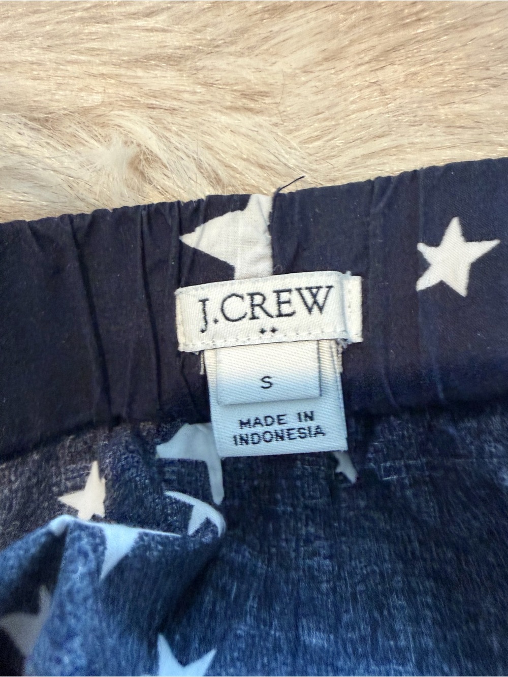 J. Crew Navy Starprint Pajama Cami & Shorts Set - Picture 5 of 5